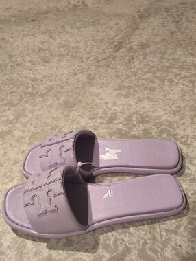 Tory Burch Lilac Slide Sandals - Women